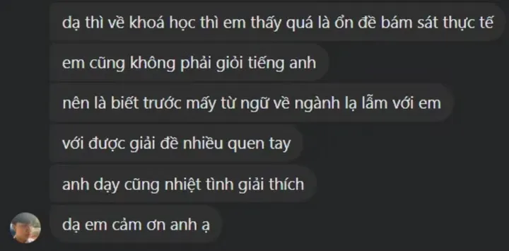 Đánh giá học viên KNI #22 - Luyện thi TestAS