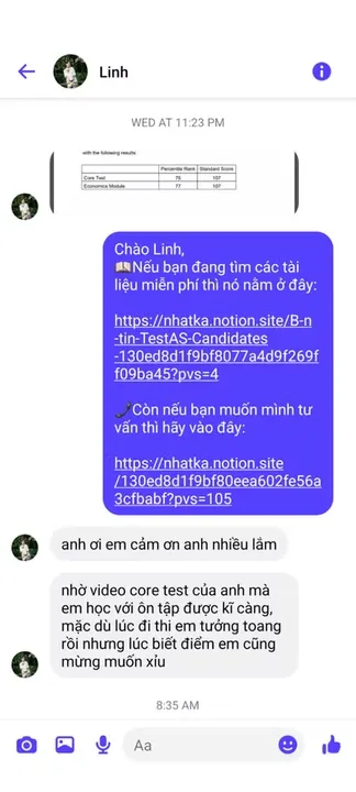 Đánh giá học viên KNI #30 - Luyện thi TestAS
