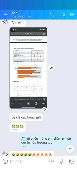 Đánh giá học viên KNI #31 - Luyện thi TestAS
