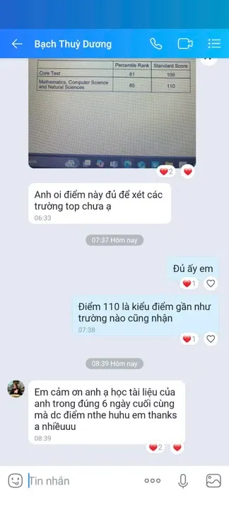 Đánh giá học viên KNI #43 - Luyện thi TestAS